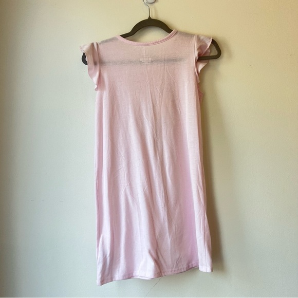 🌼 5/$25 Wonder Nation Girls Pink Unicorn Pegasus Nightgown Sleep Dress Size 7/8 - Picture 6 of 7